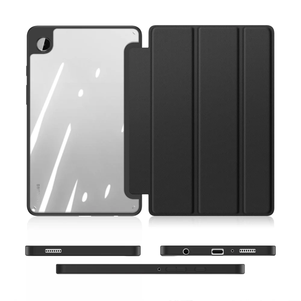 Dux Ducis Toby case with flip stand for Samsung Galaxy Tab A9 8.7'' - blackeng