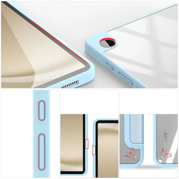 Dux Ducis Toby case with flip stand for Samsung Galaxy Tab A9 8.7'' - blueeng