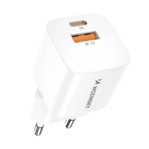 Wozinsky CMWCW 20W USB-C / USB-A wall charger - whiteeng