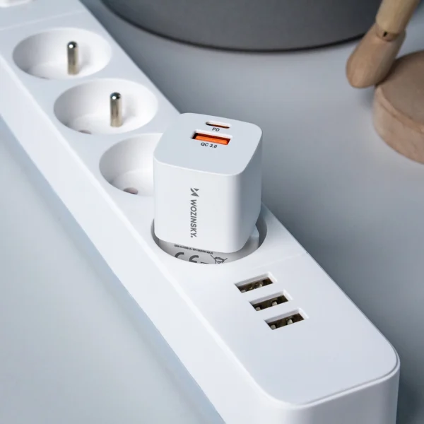 Wozinsky CMWCW 20W USB-C / USB-A wall charger - whiteeng