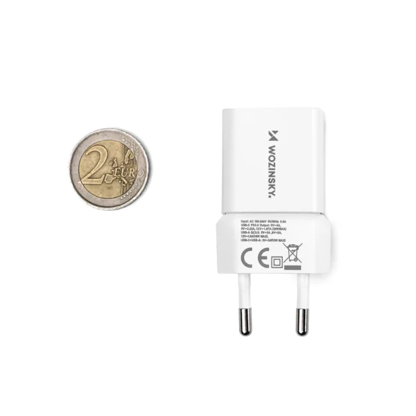 Wozinsky CMWCW 20W USB-C / USB-A wall charger - whiteeng