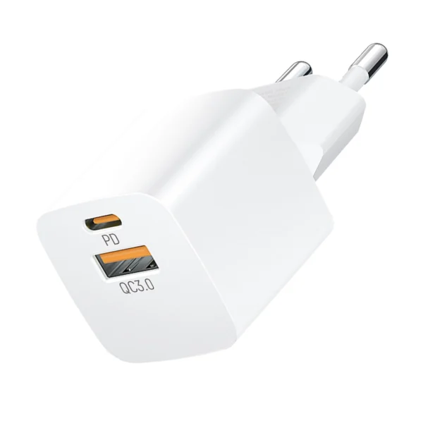 Wozinsky CMWCW 20W USB-C / USB-A wall charger - whiteeng