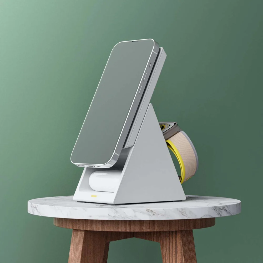 Choetech T600 15W 3in1 Inductive Charging Station - Whiteeng