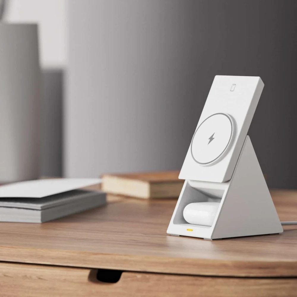 Choetech T600 15W 3in1 Inductive Charging Station - Whiteeng