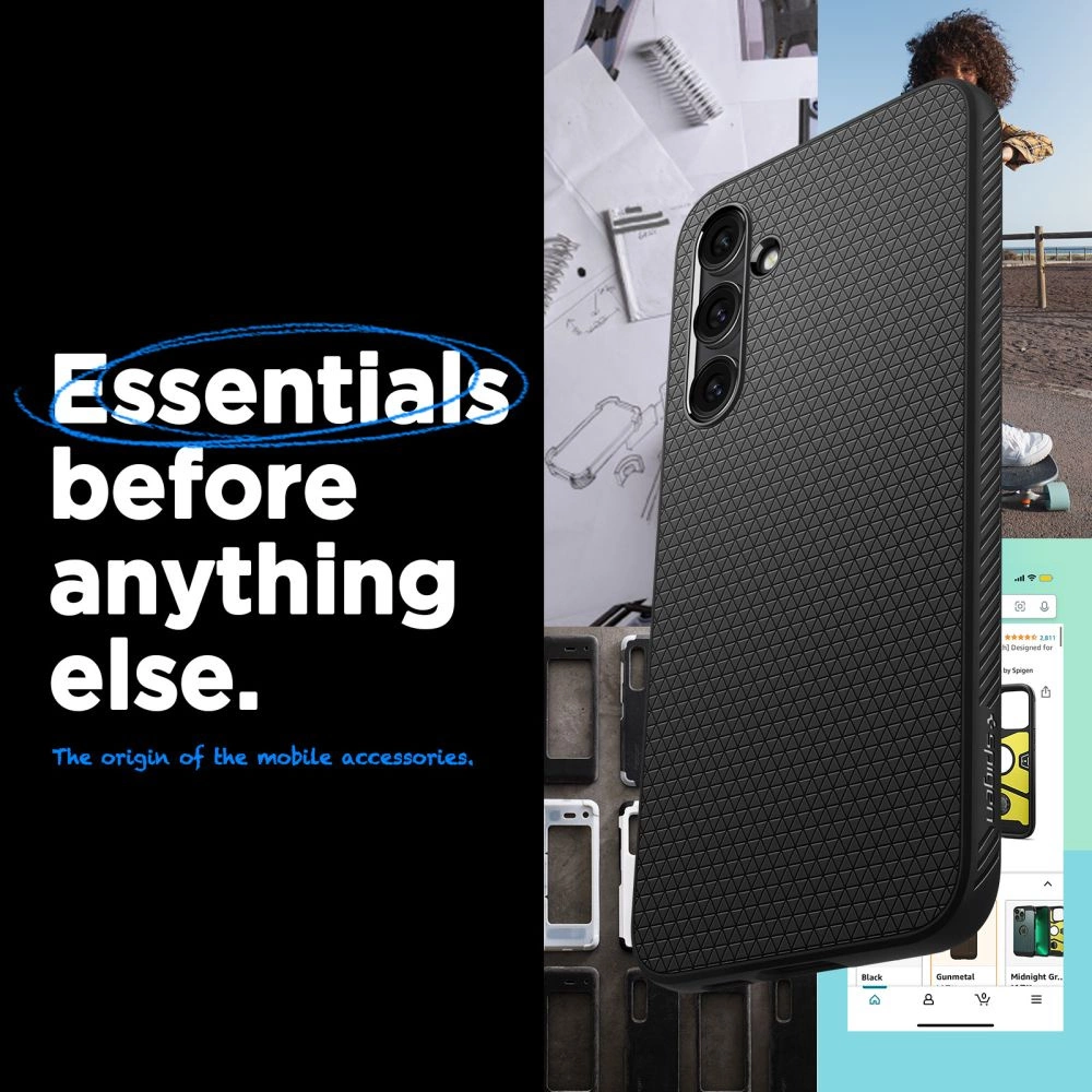 Spigen Liquid Air Case for Samsung Galaxy S23 FE - Dark Greeneng