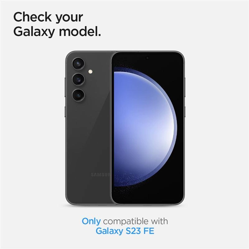 Spigen Glas.tR EZ Fit Optik Camera Protector for Samsung Galaxy S23 FE - Black 2 pcs.eng