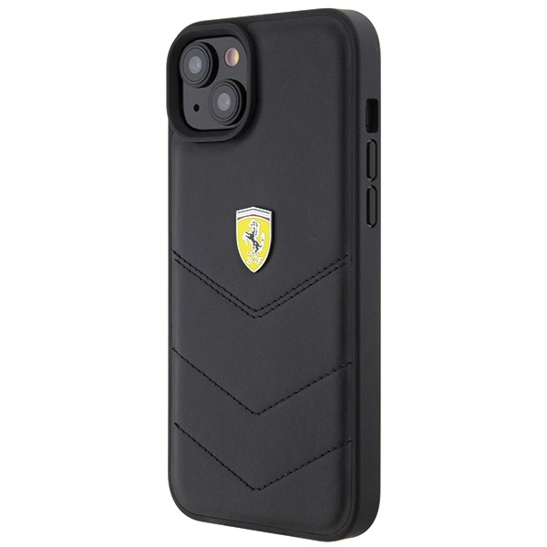 Ferrari FEHCP15MRDUK iPhone 15 Plus 6.7" black/black hardcase Quilted Metal Logoeng