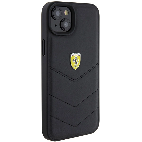Ferrari FEHCP15MRDUK iPhone 15 Plus 6.7" black/black hardcase Quilted Metal Logoeng