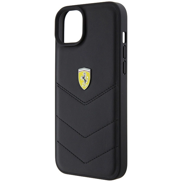 Ferrari FEHCP15MRDUK iPhone 15 Plus 6.7" black/black hardcase Quilted Metal Logoeng
