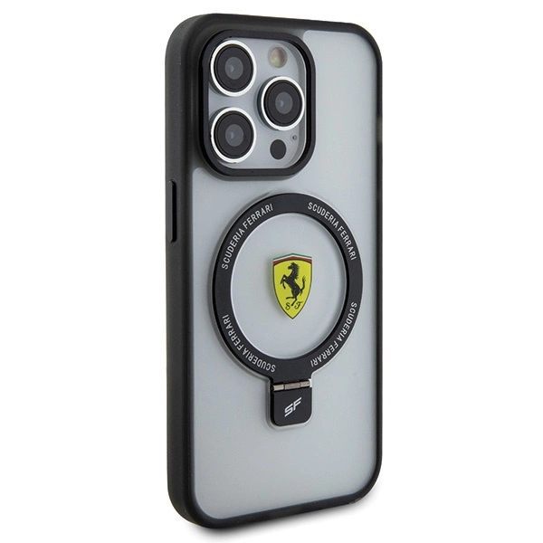 Ferrari FEHMP15LUSCAH iPhone 15 Pro 6.1" transparent hardcase Ring Stand 2023 Collection MagSafeeng