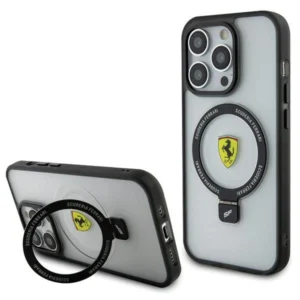 Ferrari FEHMP15XUSCAH iPhone 15 Pro Max 6.7" transparent hardcase Ring Stand 2023 Collection MagSafeeng