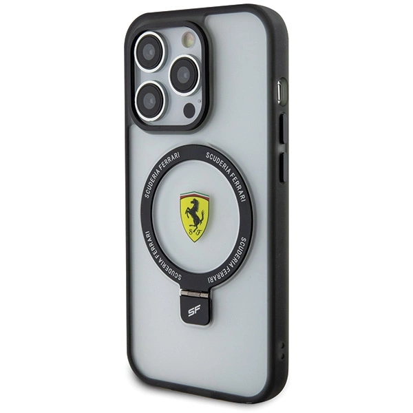 Ferrari FEHMP15XUSCAH iPhone 15 Pro Max 6.7" transparent hardcase Ring Stand 2023 Collection MagSafeeng