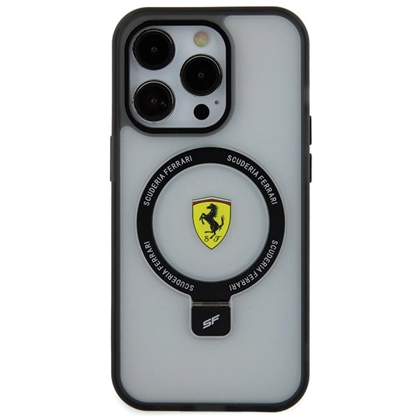 Ferrari FEHMP15XUSCAH iPhone 15 Pro Max 6.7" transparent hardcase Ring Stand 2023 Collection MagSafeeng