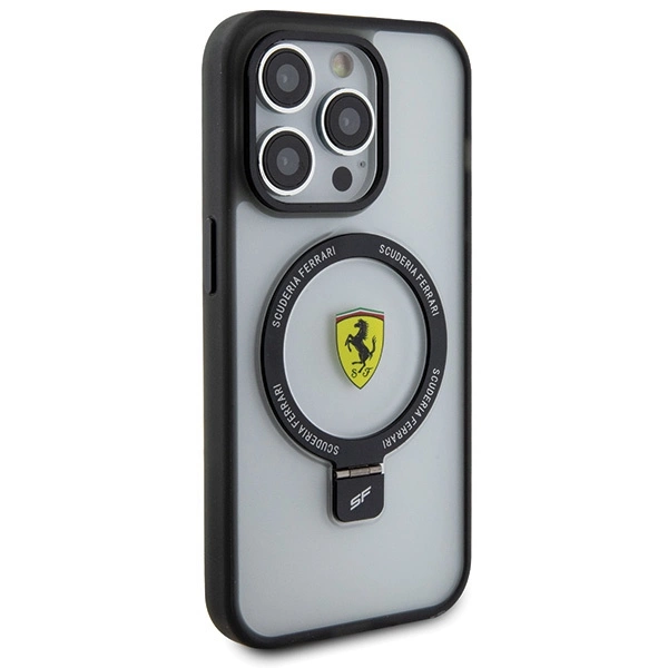 Ferrari FEHMP15XUSCAH iPhone 15 Pro Max 6.7" transparent hardcase Ring Stand 2023 Collection MagSafeeng