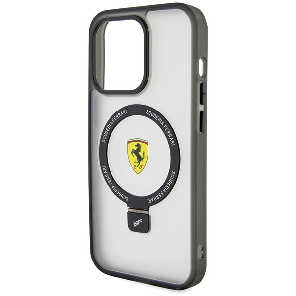 Ferrari FEHMP15XUSCAH iPhone 15 Pro Max 6.7" transparent hardcase Ring Stand 2023 Collection MagSafeeng