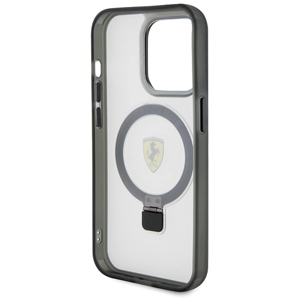 Ferrari FEHMP15XUSCAH iPhone 15 Pro Max 6.7" transparent hardcase Ring Stand 2023 Collection MagSafeeng