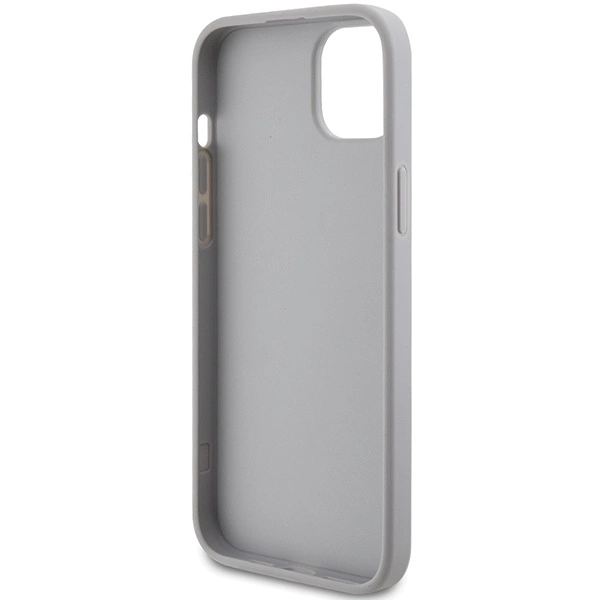 Guess GUHCP15SPS4DGPS iPhone 15 6.1" silver/silver hardcase Strass Metal Logoeng