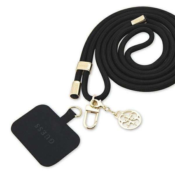 Guess GUOUCNMG4EK Universal CBDY Cord Strap black/black Nylon 4G Metal Charmeng