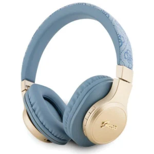 Guess Bluetooth on-ear headphones GUBH604GEMB blue/blue 4G Scripteng