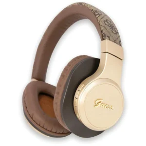 Guess Bluetooth on-ear headphones GUBH604GEMW brown/brown 4G Scripteng