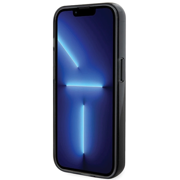 Karl Lagerfeld KLHMP15LHMRSKCK iPhone 15 Pro 6.1" black/black hardcase Ring Stand Karl&Choupette MagSafeeng