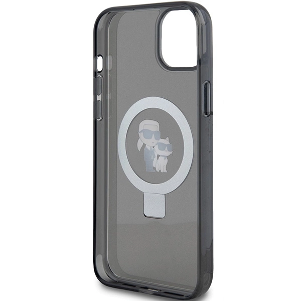 Karl Lagerfeld KLHMP15MHMRSKCK iPhone 15 Plus 6.7"black/black hardcase Ring Stand Karl&Choupette MagSafeeng
