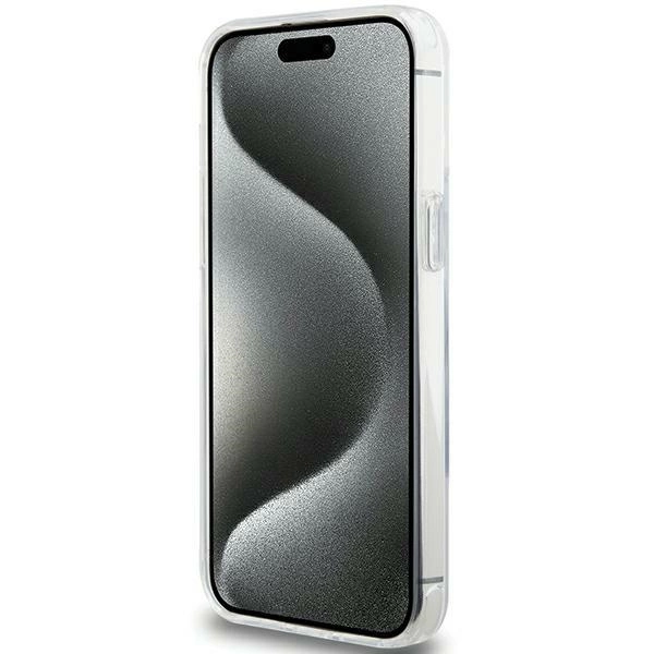 Karl Lagerfeld KLHMP15XHMRSKHH iPhone 15 Pro Max 6.7" white/white hardcase Ring Stand Karl Head MagSafeeng