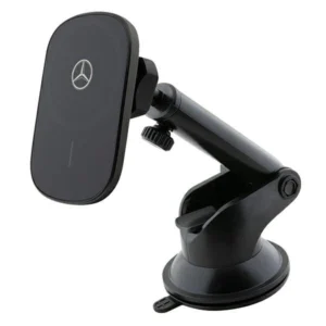 Mercedes MEWCCGSLK 15W induction holder for air vent/glass black/black Silver Stars MagSafeeng