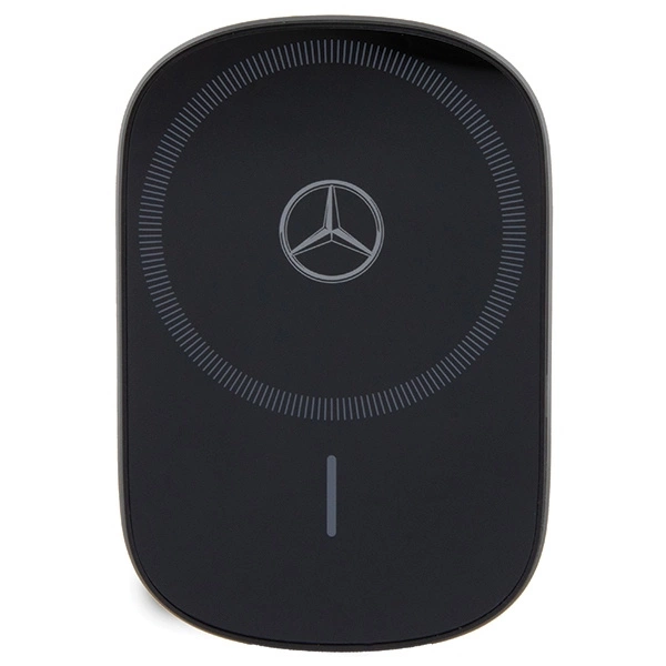 Mercedes MEWCCGSLK 15W induction holder for air vent/glass black/black Silver Stars MagSafeeng