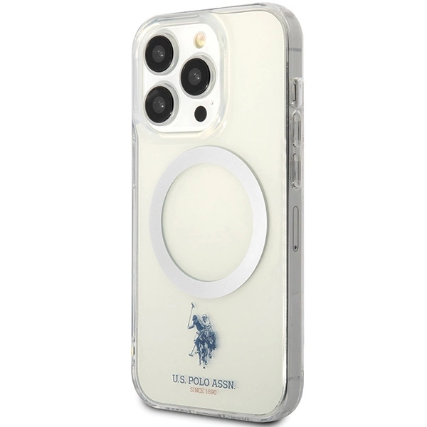 US Polo USHMP15XUCIT iPhone 15 Pro Max 6.7" transparent MagSafe Collectioneng