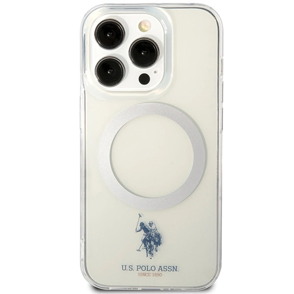 US Polo USHMP15XUCIT iPhone 15 Pro Max 6.7" transparent MagSafe Collectioneng