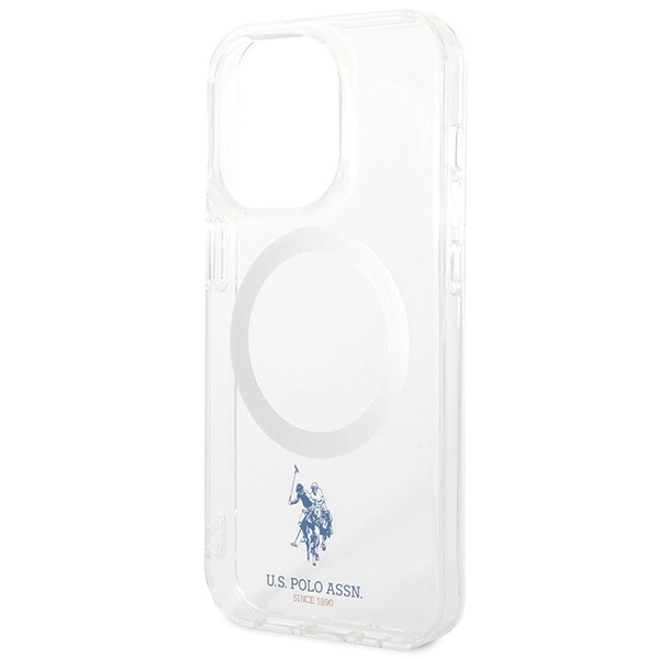 US Polo USHMP15XUCIT iPhone 15 Pro Max 6.7" transparent MagSafe Collectioneng