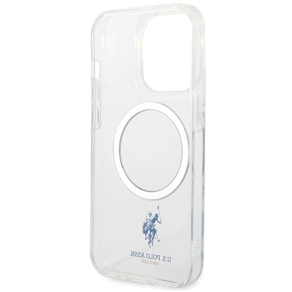 US Polo USHMP15XUCIT iPhone 15 Pro Max 6.7" transparent MagSafe Collectioneng
