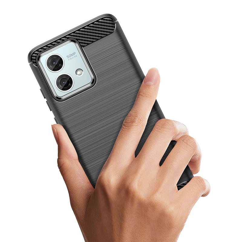Carbon Case for Motorola Moto G84 - blackeng