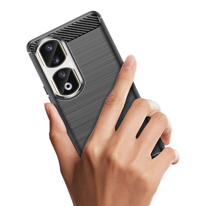 Carbon Case for Honor 90 Pro - blackeng