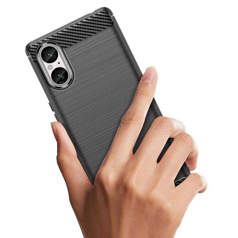 Carbon Case for Sony Xperia 5 V - blackeng