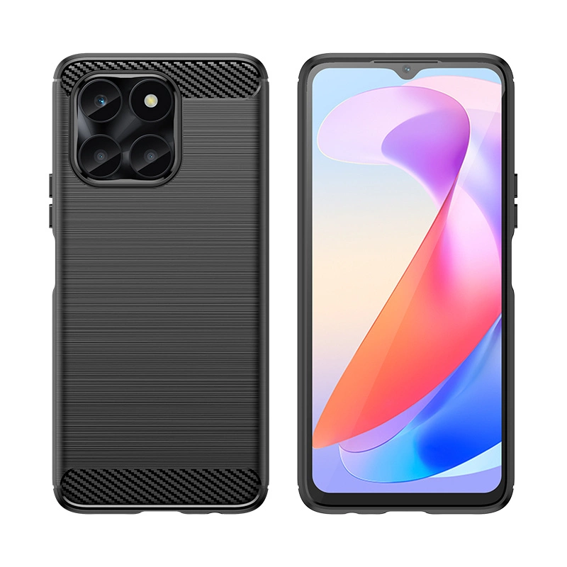Carbon Case for Honor X6a - blackeng