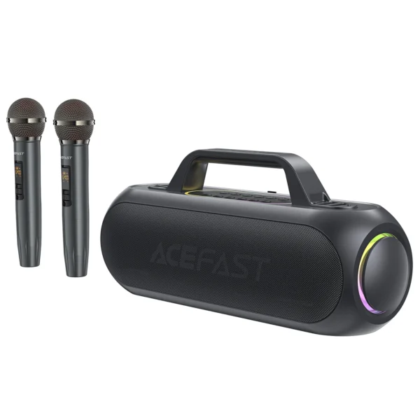 Acefast K1 Wireless Karaoke Speaker with 2 Microphones - Blackeng