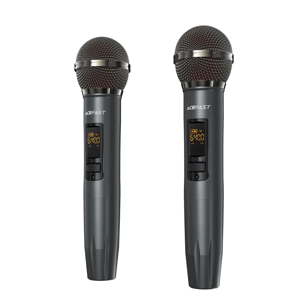 Acefast K1 Wireless Karaoke Speaker with 2 Microphones - Blackeng