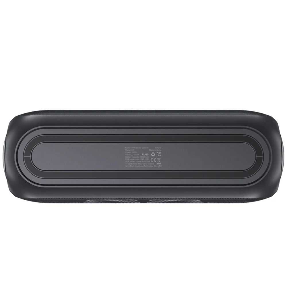 Acefast K1 Wireless Karaoke Speaker with 2 Microphones - Blackeng
