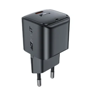 Acefast A77 Mini PD 30W GaN USB-C wall charger - blackeng