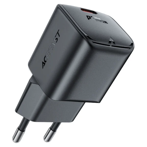 Acefast A73 Mini PD 20W GaN USB-C wall charger - blackeng
