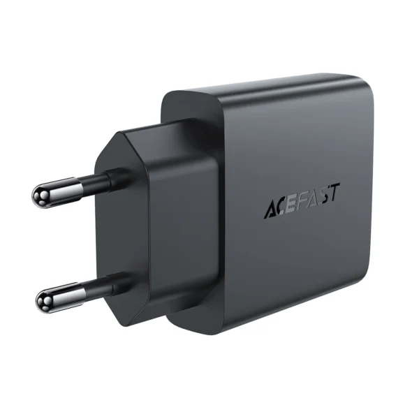 Acefast A65 PD 20W GaN USB-C Ultra Slim Wall Charger - Blackeng