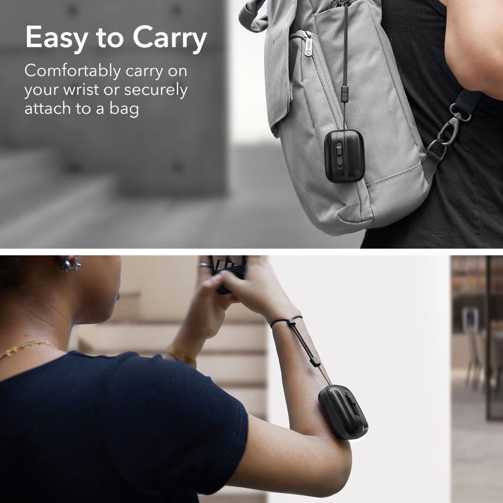 ESR Pulse Halolock Case with MagSafe for Apple AirPods Pro 1/2 - Blackeng