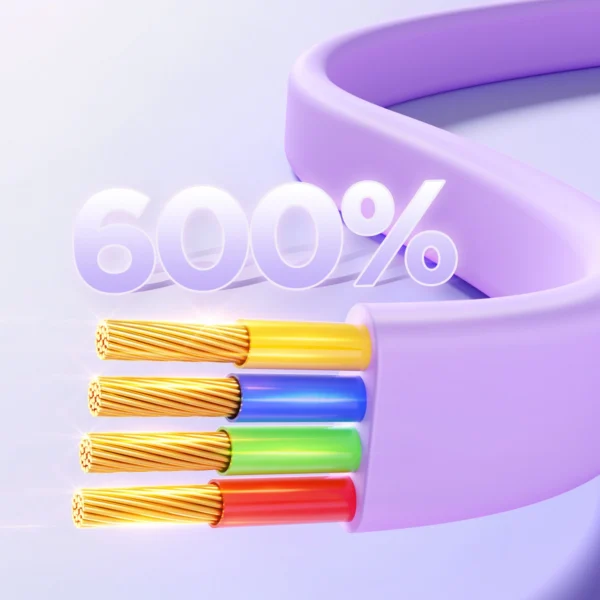 Joyroom Colorful Series S-A40 Cable Retractable 3in1 USB-A - USB-C / Lightning / Micro USB 1m - Purpleeng