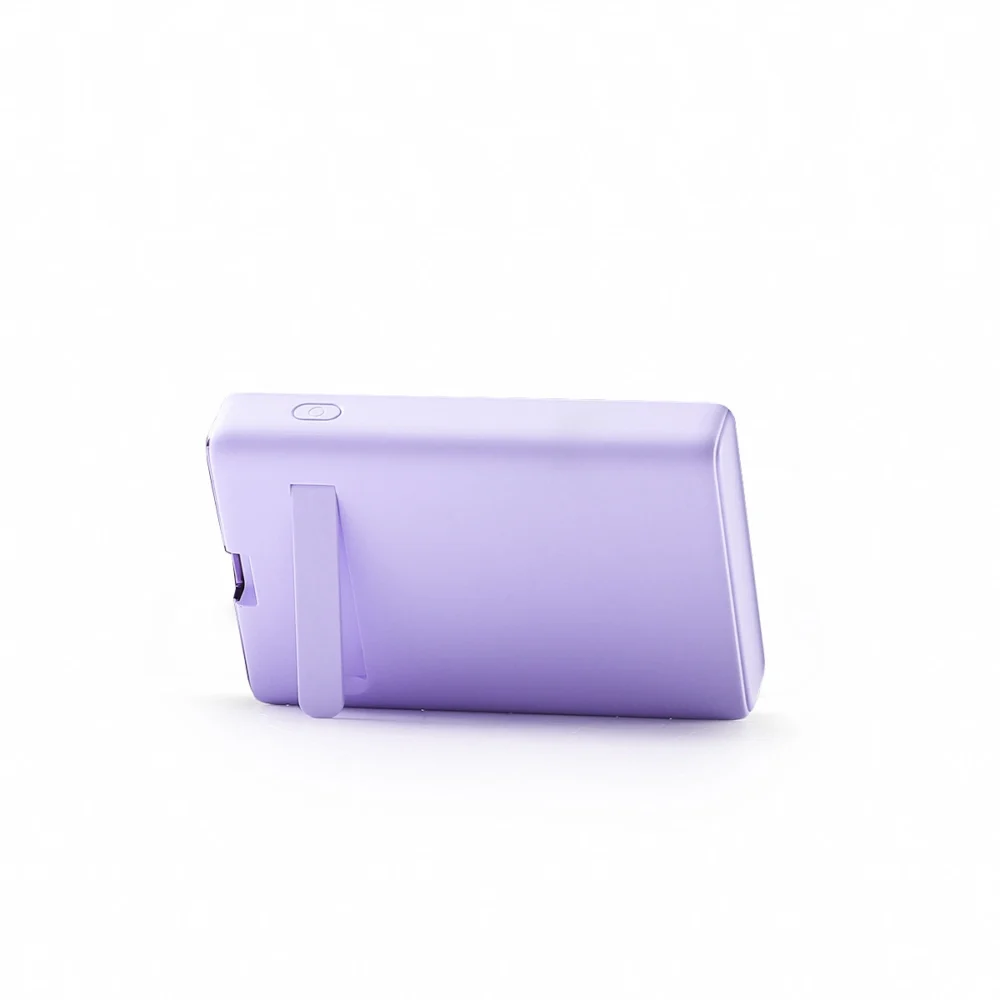 Powerbank Joyroom JR-PBM01 magnetic 10000mAh 20W with stand + Lightning cable - USB-C - purpleeng