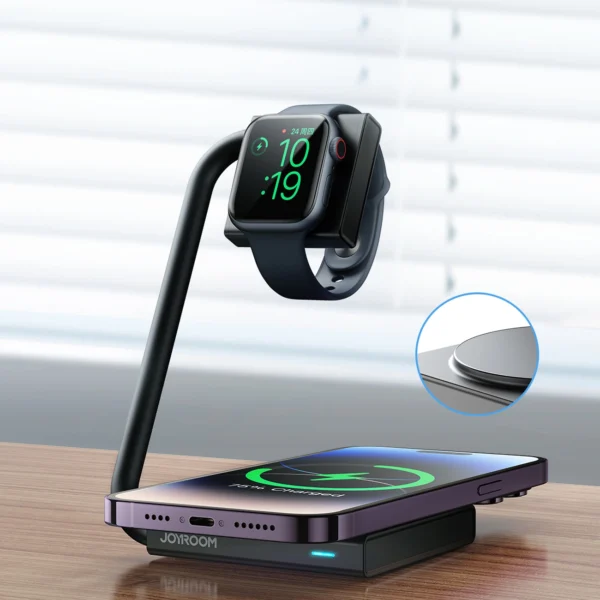 Joyroom JR-WQN05 15W MagSafe / Qi 2in1 inductive charger foldable - blackeng