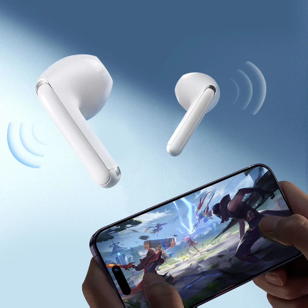 TWS Joyroom Funpods Series JR-FB1 Bluetooth 5.3 wireless headphones - whiteeng