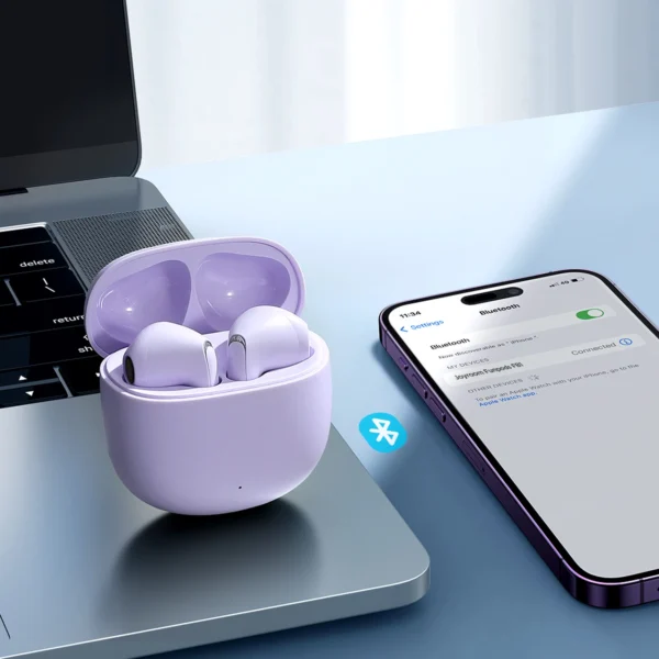 TWS Joyroom Funpods Series JR-FB1 Bluetooth 5.3 wireless headphones - purpleeng