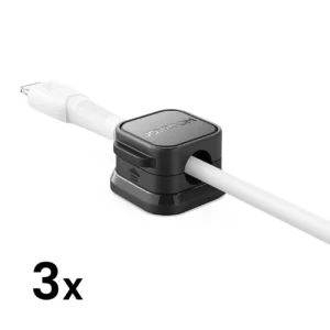 Joyroom JR-ZS368 magnetic cable organizer - black (3 pcs.)eng